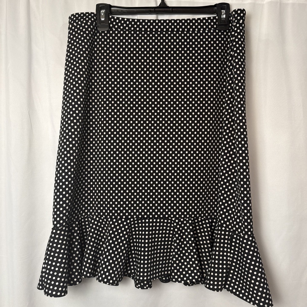 Michael Kors Women's Skirt Size  14 Polka dot Flare Bottom Above Knee Length